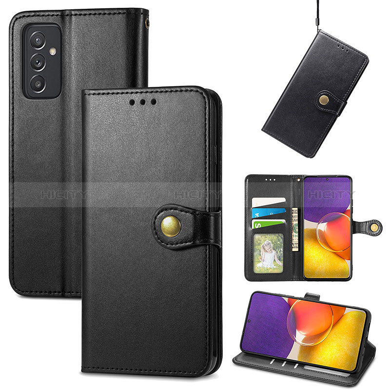 Leather Case Stands Flip Cover Holder S05D for Samsung Galaxy A25 5G