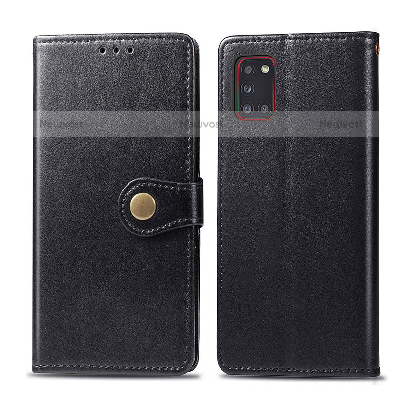 Leather Case Stands Flip Cover Holder S05D for Samsung Galaxy A31