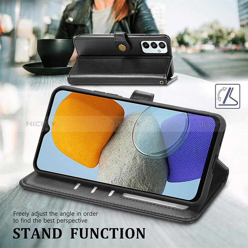 Leather Case Stands Flip Cover Holder S05D for Samsung Galaxy F23 5G