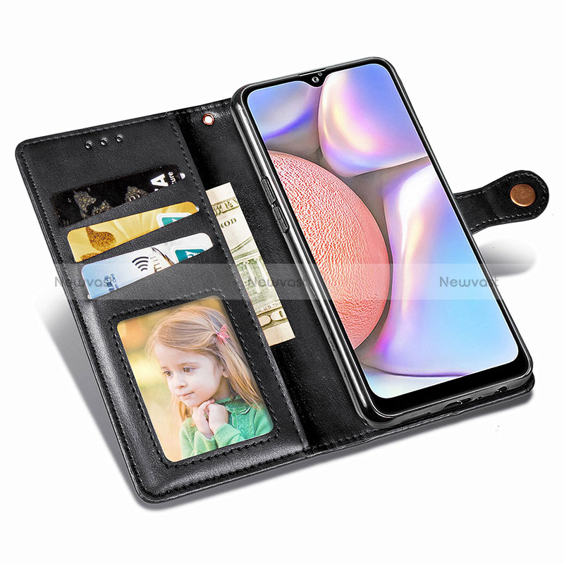 Leather Case Stands Flip Cover Holder S05D for Samsung Galaxy M01s