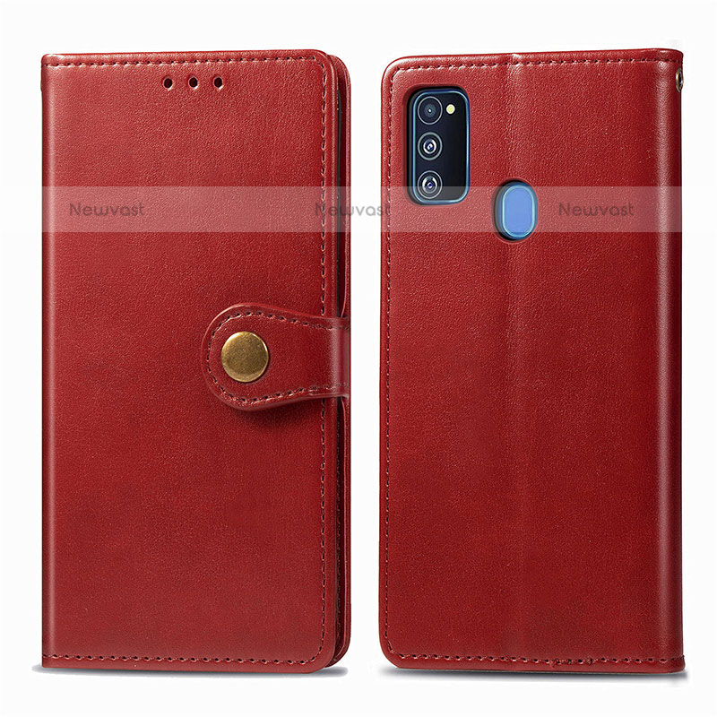 Leather Case Stands Flip Cover Holder S05D for Samsung Galaxy M30s