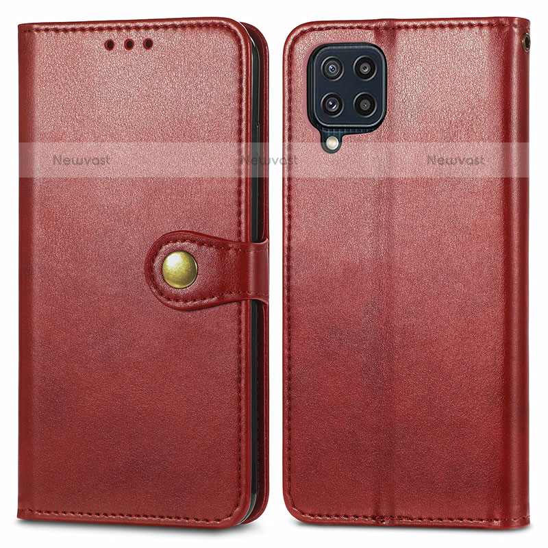 Leather Case Stands Flip Cover Holder S05D for Samsung Galaxy M32 4G