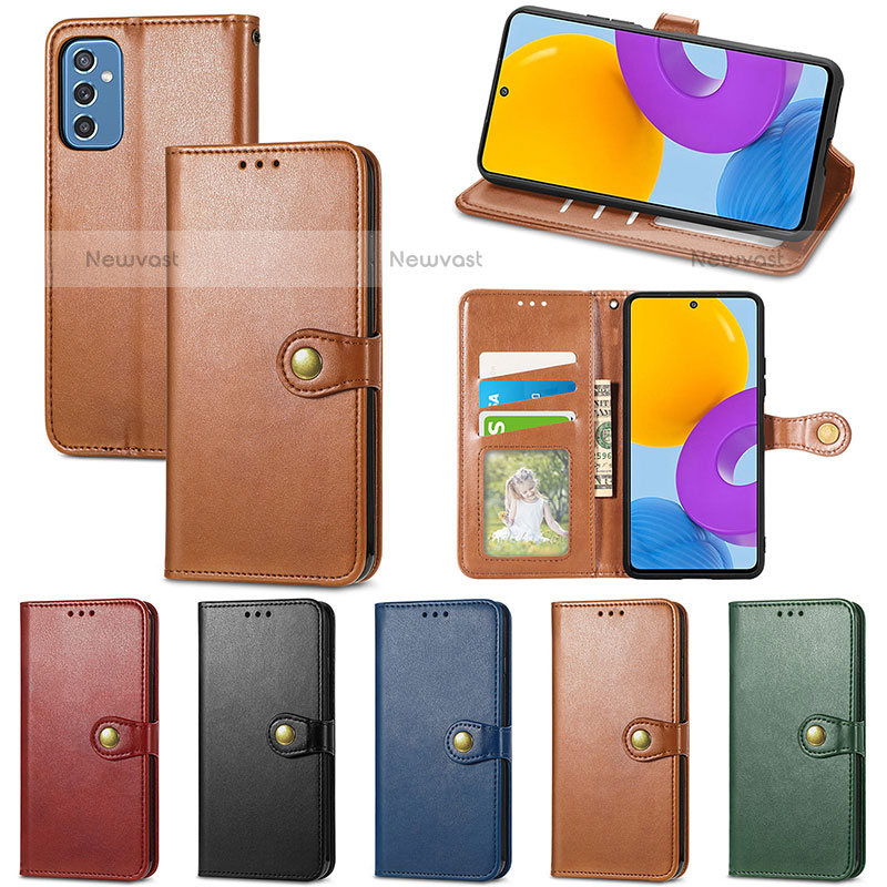 Leather Case Stands Flip Cover Holder S05D for Samsung Galaxy M52 5G