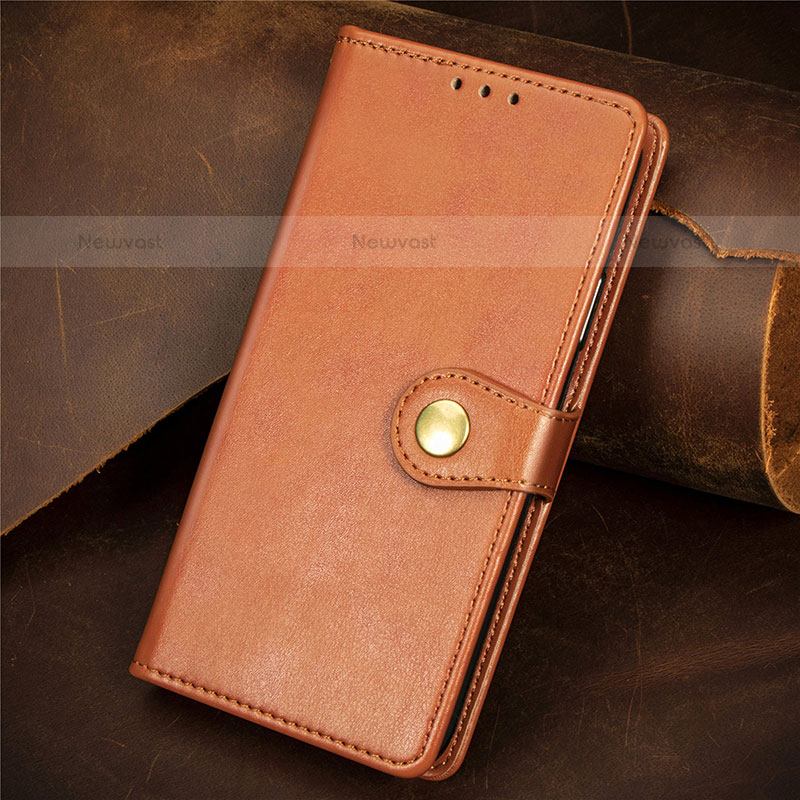 Leather Case Stands Flip Cover Holder S05D for Samsung Galaxy S21 Plus 5G