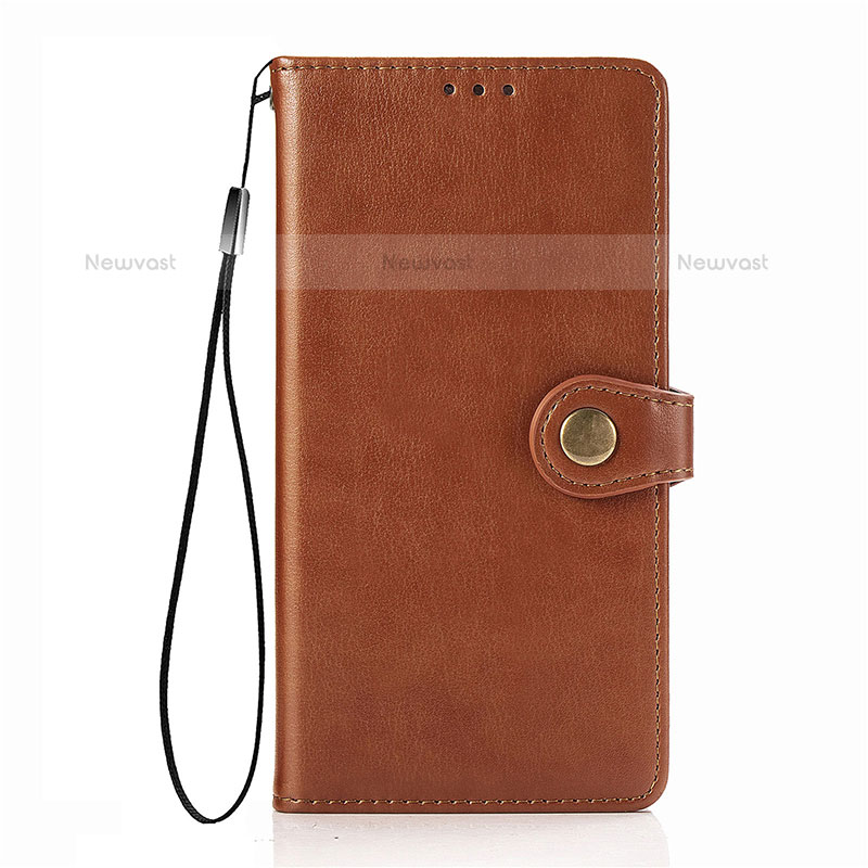 Leather Case Stands Flip Cover Holder S05D for Samsung Galaxy S21 Ultra 5G