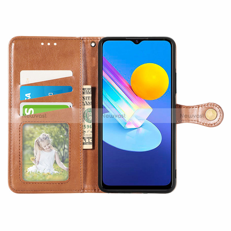 Leather Case Stands Flip Cover Holder S05D for Vivo iQOO Z3 5G