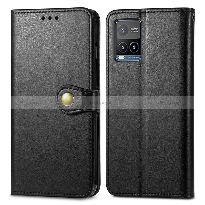 Leather Case Stands Flip Cover Holder S05D for Vivo Y21