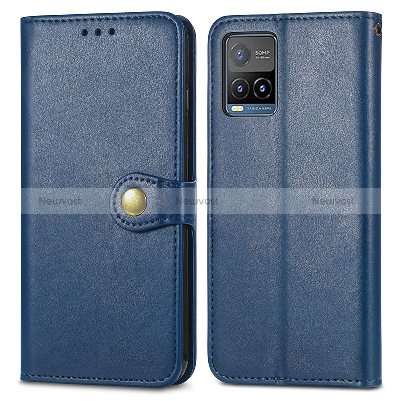 Leather Case Stands Flip Cover Holder S05D for Vivo Y21