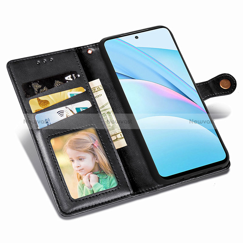 Leather Case Stands Flip Cover Holder S05D for Xiaomi Mi 10i 5G