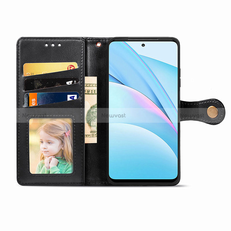 Leather Case Stands Flip Cover Holder S05D for Xiaomi Mi 10i 5G