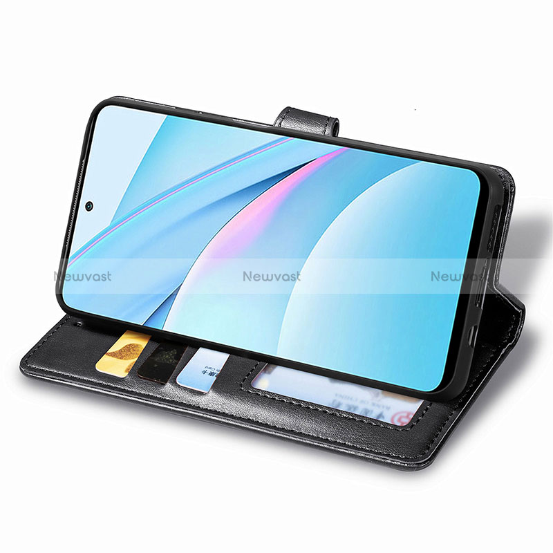 Leather Case Stands Flip Cover Holder S05D for Xiaomi Mi 10i 5G