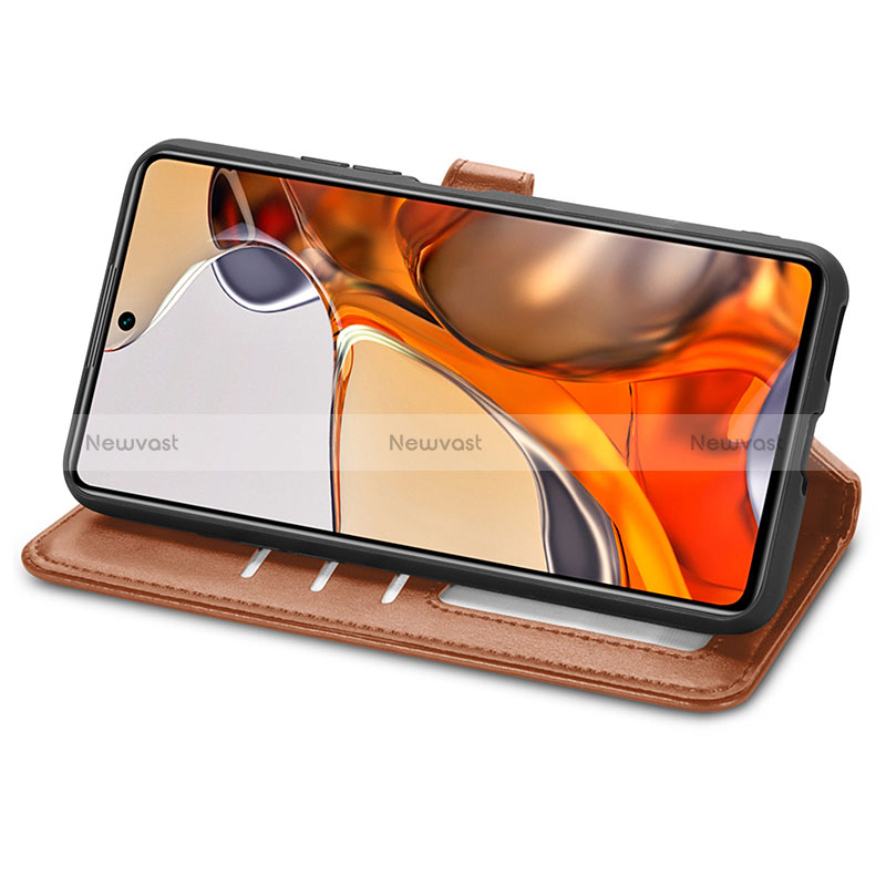 Leather Case Stands Flip Cover Holder S05D for Xiaomi Mi 11T Pro 5G