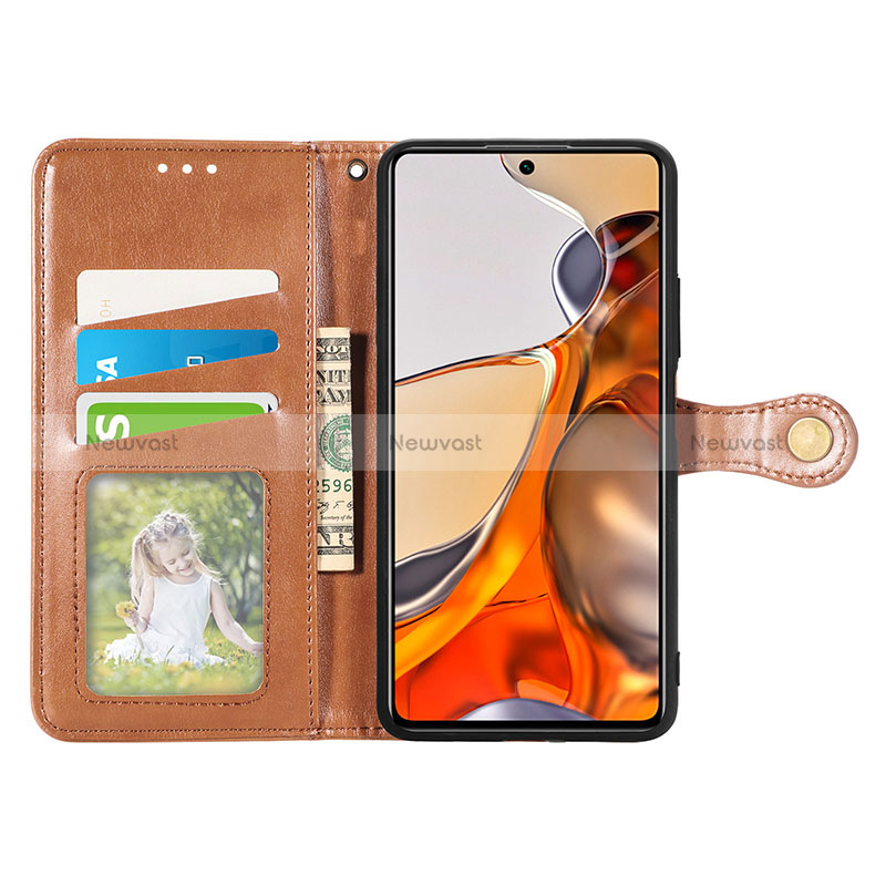 Leather Case Stands Flip Cover Holder S05D for Xiaomi Mi 11T Pro 5G