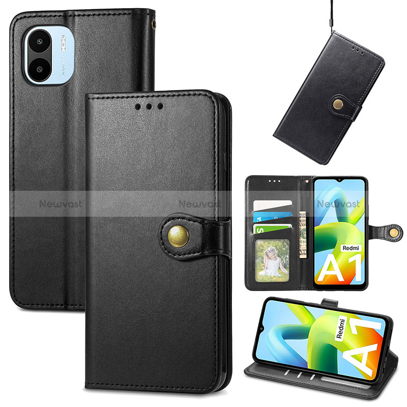 Leather Case Stands Flip Cover Holder S05D for Xiaomi Poco C50