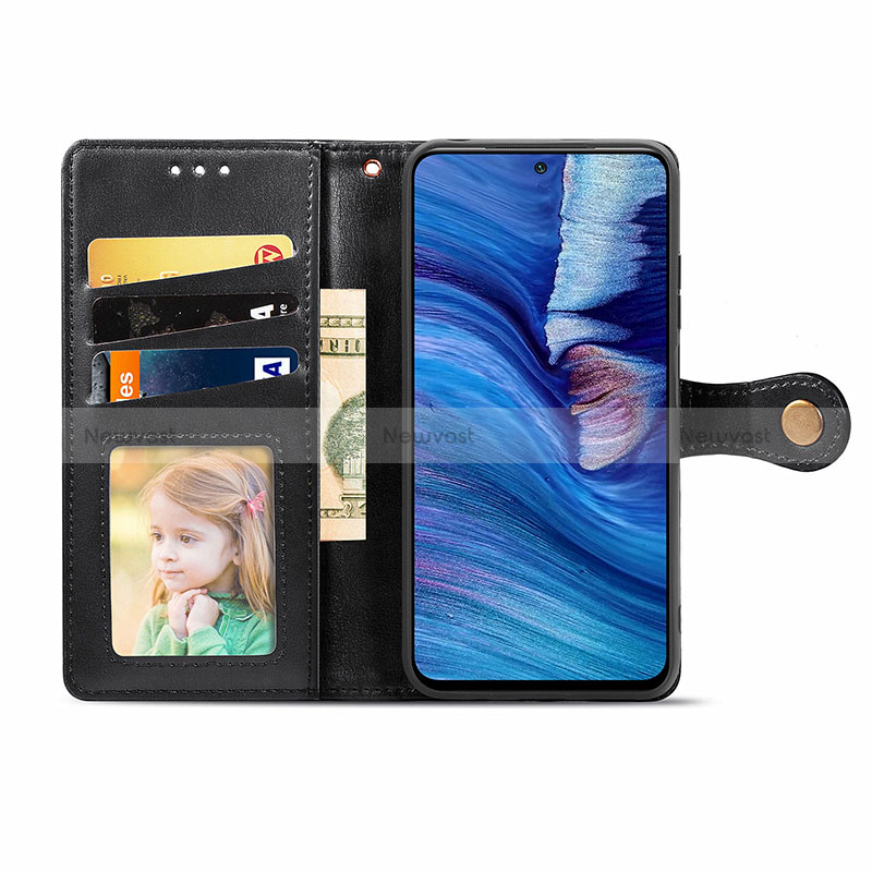 Leather Case Stands Flip Cover Holder S05D for Xiaomi POCO M3 Pro 5G