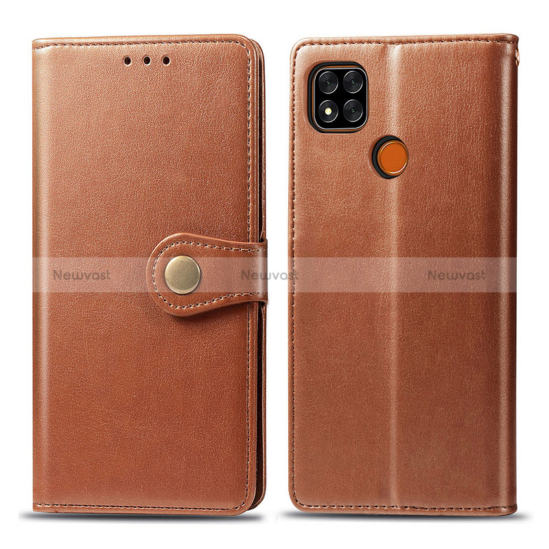 Leather Case Stands Flip Cover Holder S05D for Xiaomi Redmi 9 Activ