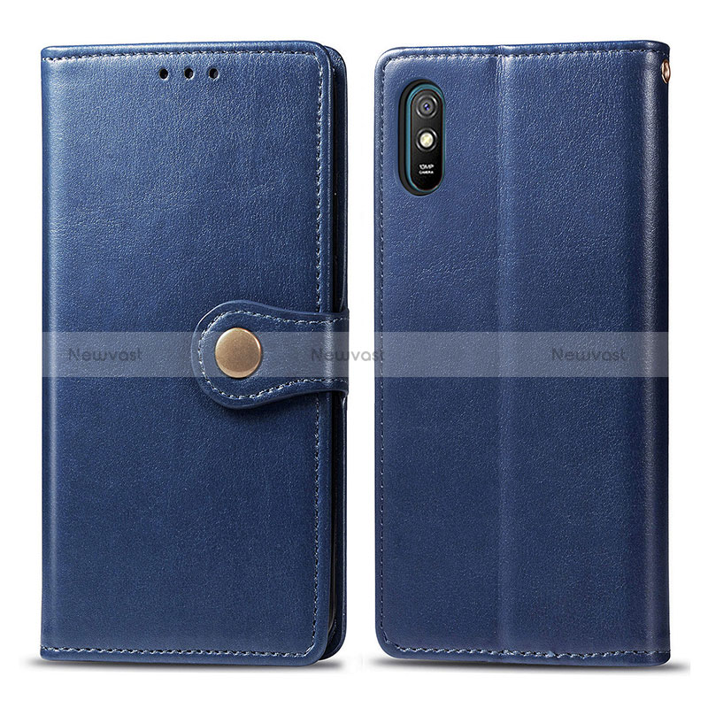 Leather Case Stands Flip Cover Holder S05D for Xiaomi Redmi 9A