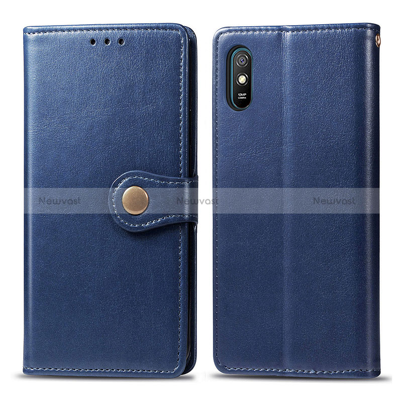 Leather Case Stands Flip Cover Holder S05D for Xiaomi Redmi 9AT