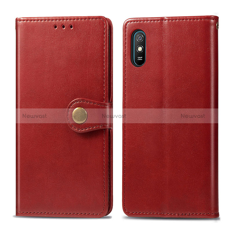 Leather Case Stands Flip Cover Holder S05D for Xiaomi Redmi 9AT