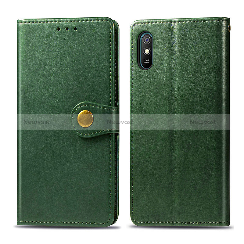 Leather Case Stands Flip Cover Holder S05D for Xiaomi Redmi 9AT