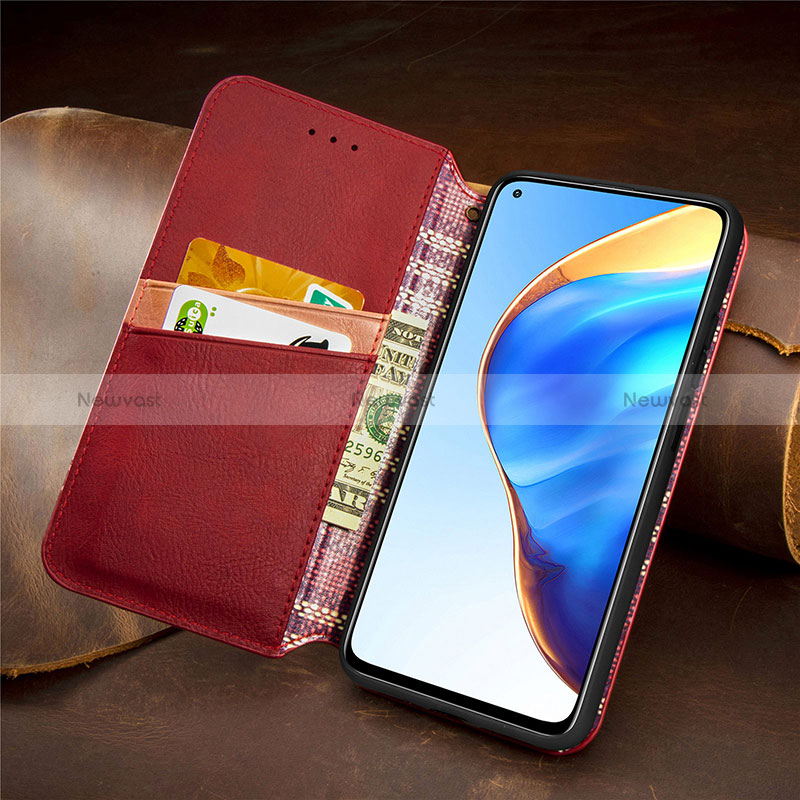 Leather Case Stands Flip Cover Holder S05D for Xiaomi Redmi K30S 5G