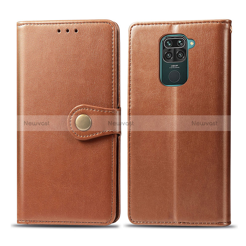 Leather Case Stands Flip Cover Holder S05D for Xiaomi Redmi Note 9