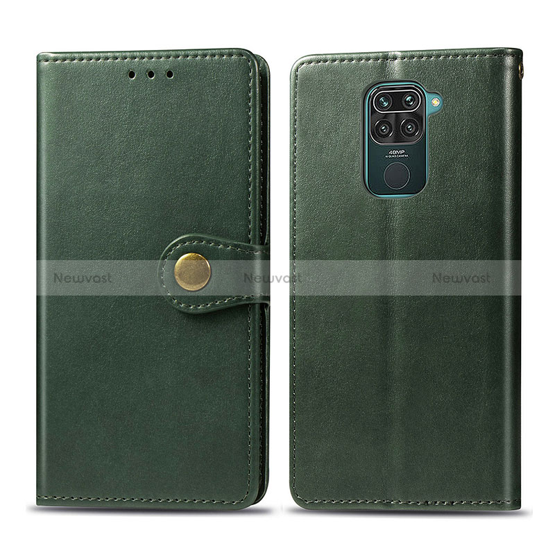 Leather Case Stands Flip Cover Holder S05D for Xiaomi Redmi Note 9