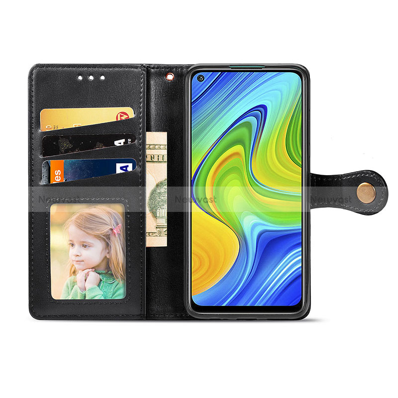 Leather Case Stands Flip Cover Holder S05D for Xiaomi Redmi Note 9