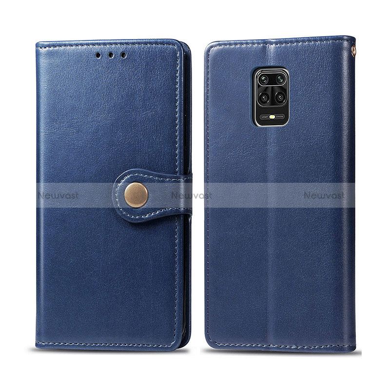 Leather Case Stands Flip Cover Holder S05D for Xiaomi Redmi Note 9S