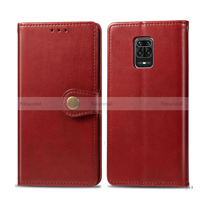 Leather Case Stands Flip Cover Holder S05D for Xiaomi Redmi Note 9S