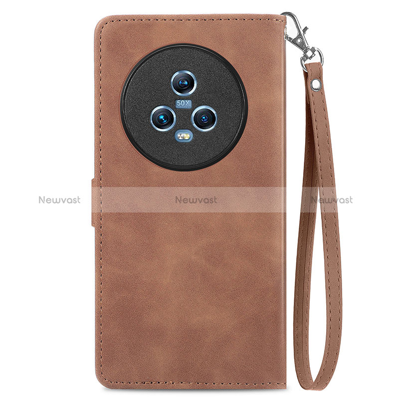 Leather Case Stands Flip Cover Holder S06D for Huawei Honor Magic5 5G