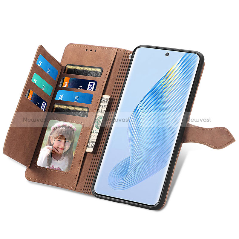 Leather Case Stands Flip Cover Holder S06D for Huawei Honor Magic5 5G