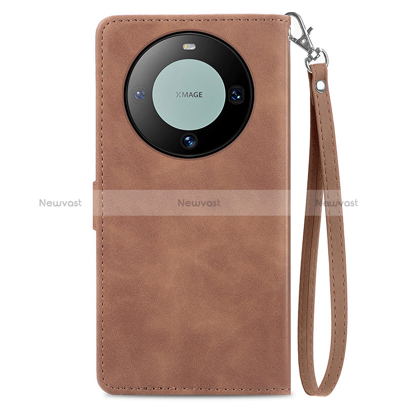 Leather Case Stands Flip Cover Holder S06D for Huawei Mate 60