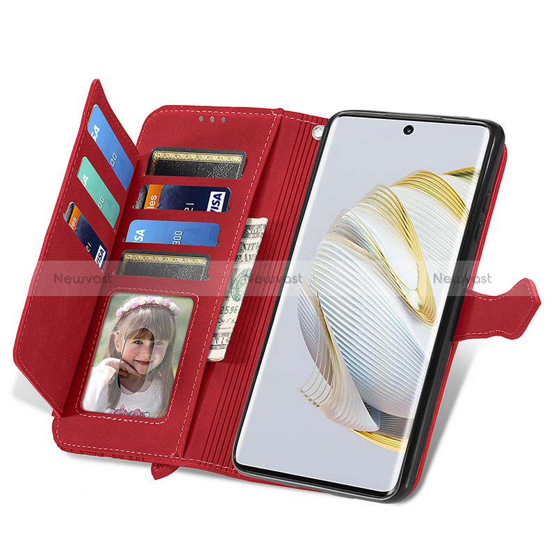 Leather Case Stands Flip Cover Holder S06D for Huawei Nova 10