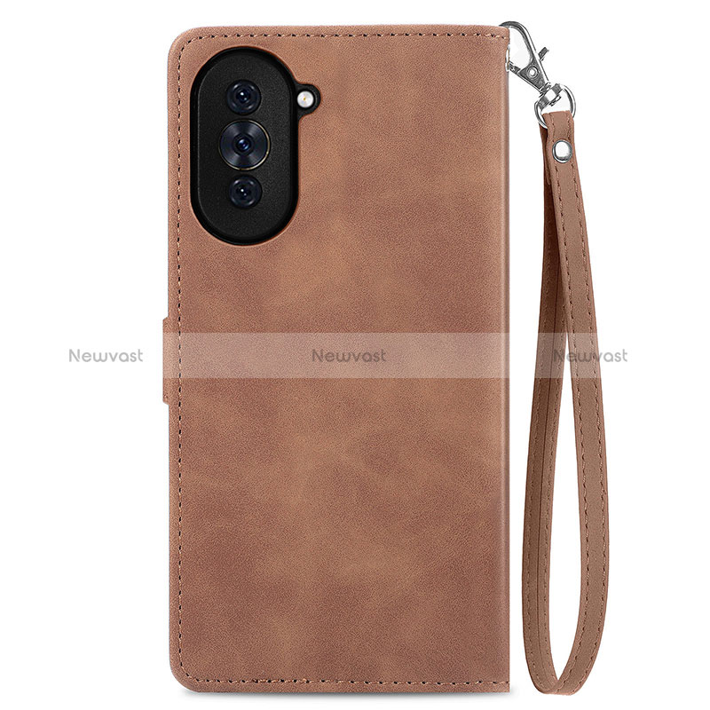 Leather Case Stands Flip Cover Holder S06D for Huawei Nova 10 Pro