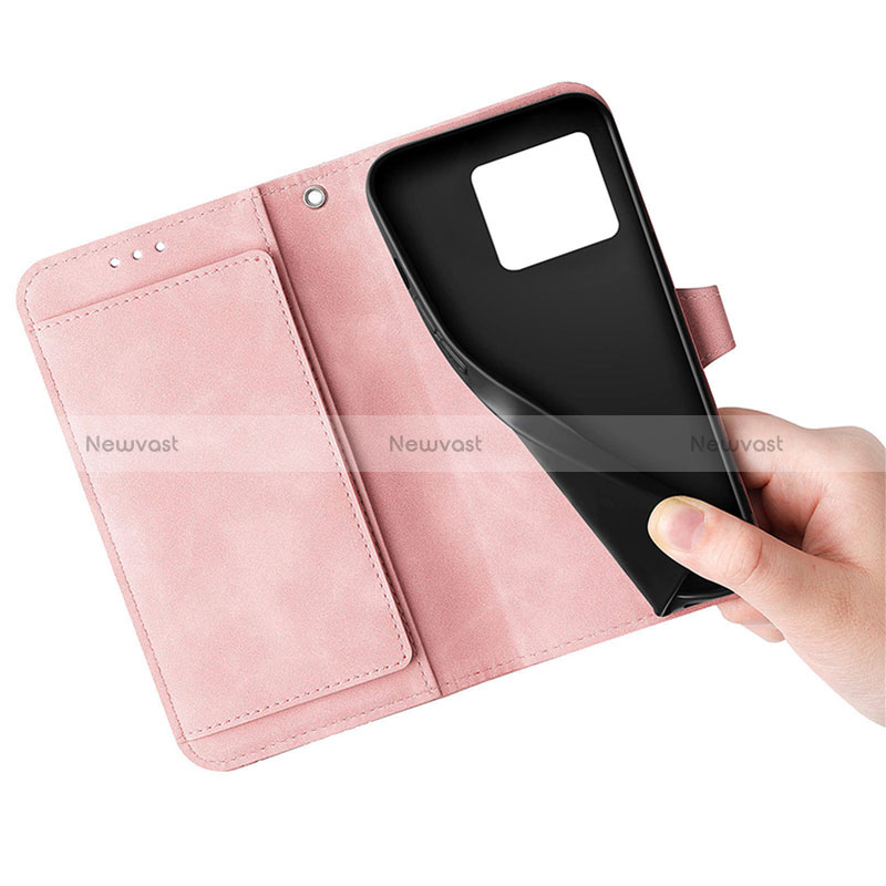 Leather Case Stands Flip Cover Holder S06D for OnePlus 10 Pro 5G