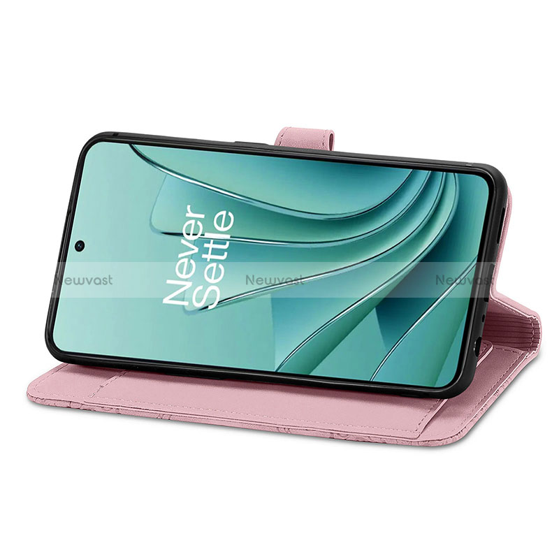 Leather Case Stands Flip Cover Holder S06D for OnePlus Ace 2V 5G