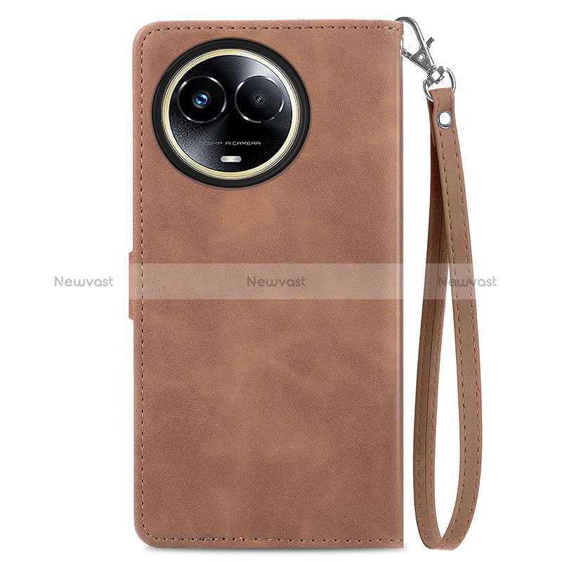 Leather Case Stands Flip Cover Holder S06D for Realme V50 5G