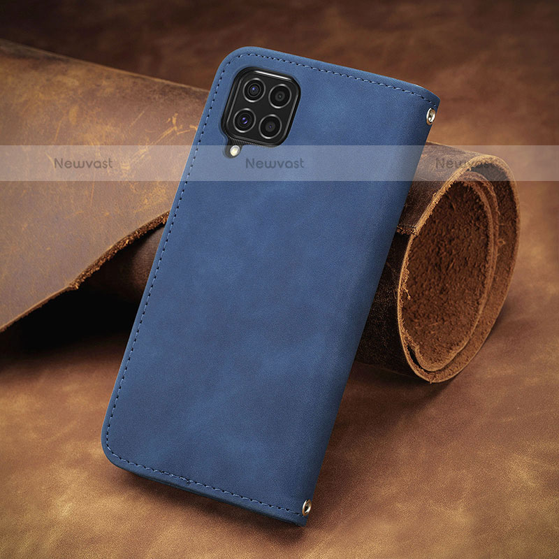 Leather Case Stands Flip Cover Holder S06D for Samsung Galaxy M62 4G