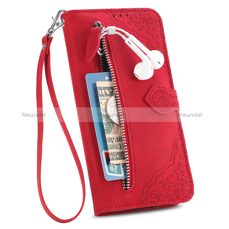 Leather Case Stands Flip Cover Holder S06D for Samsung Galaxy S20 FE 4G