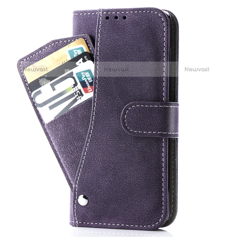 Leather Case Stands Flip Cover Holder S06D for Samsung Galaxy S20 Ultra 5G