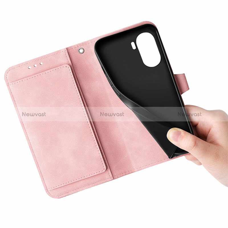 Leather Case Stands Flip Cover Holder S06D for Vivo Y16