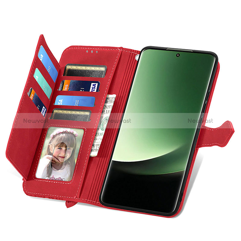 Leather Case Stands Flip Cover Holder S06D for Xiaomi Mi 13 Ultra 5G