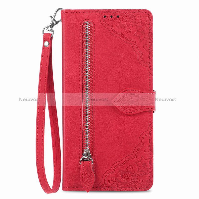 Leather Case Stands Flip Cover Holder S06D for Xiaomi Poco C40