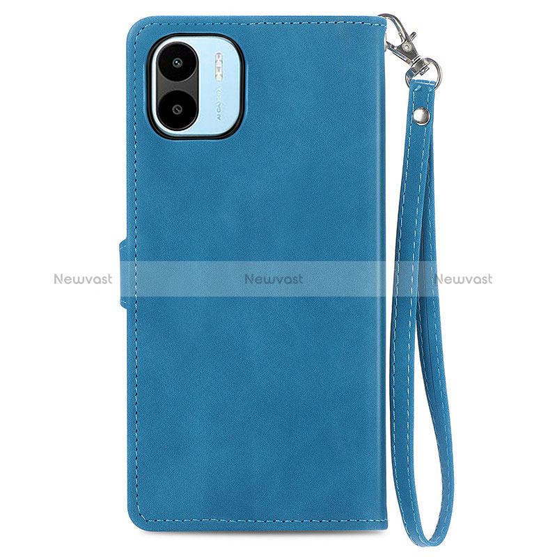 Leather Case Stands Flip Cover Holder S06D for Xiaomi Poco C51