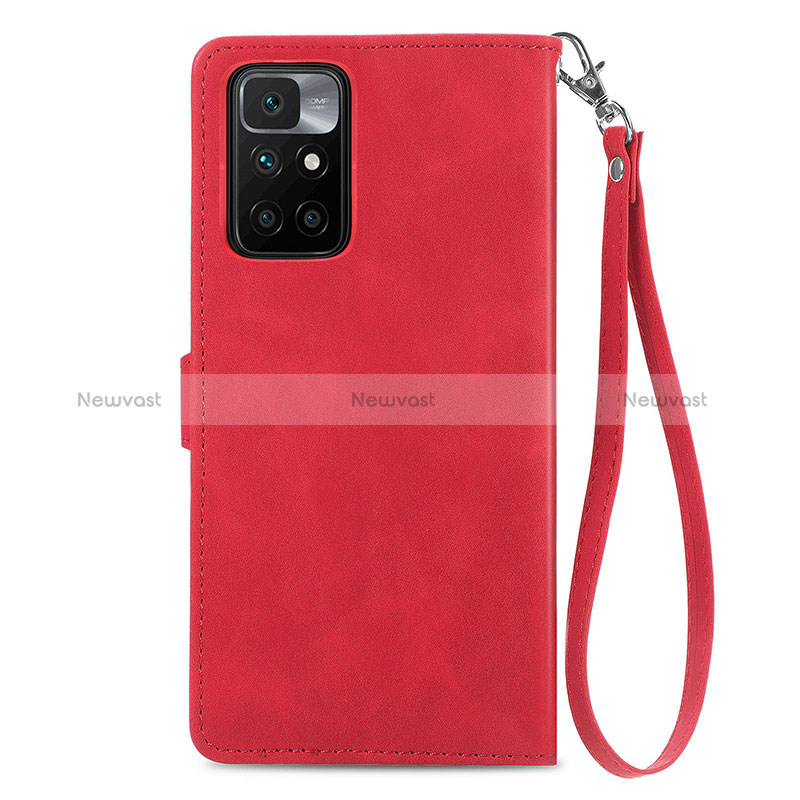 Leather Case Stands Flip Cover Holder S06D for Xiaomi Redmi Note 11 5G