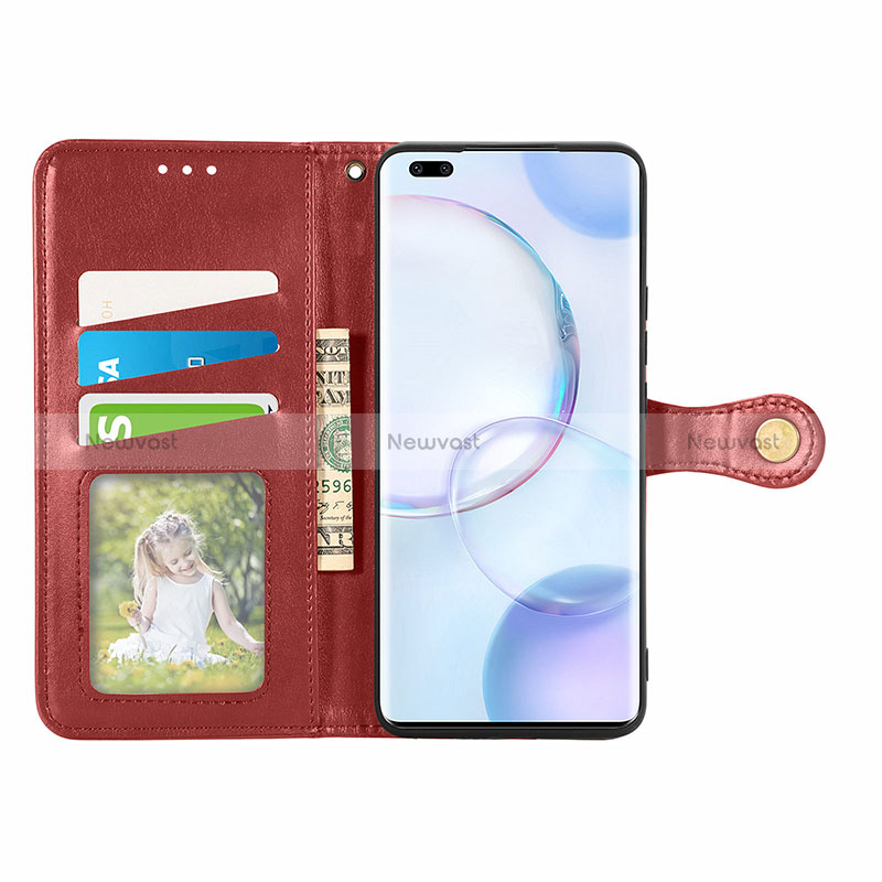 Leather Case Stands Flip Cover Holder S07D for Huawei Nova 9 Pro