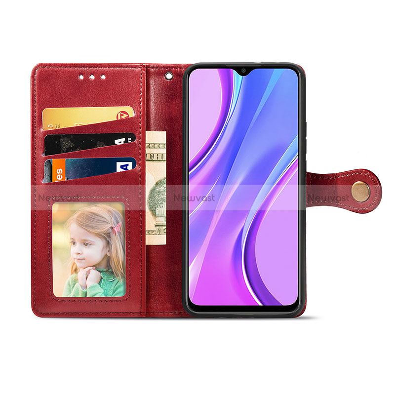 Leather Case Stands Flip Cover Holder S07D for Xiaomi Poco M2