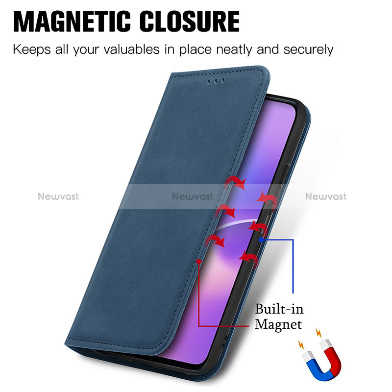 Leather Case Stands Flip Cover Holder S08D for Huawei Honor X30i