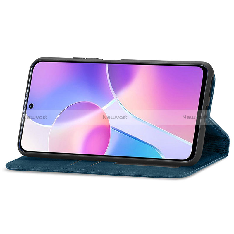 Leather Case Stands Flip Cover Holder S08D for Huawei Honor X30i